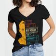 I Like Big Books And I Cannot Lie Apparel Women's Jersey Short Sleeve Deep V-Neck Tshirt