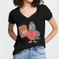 This Is My Book Character Costume- Pigeon Kids Reading Women's Jersey Short Sleeve Deep V-Neck Tshirt This Is My Book Character Costume- Pigeon Kids Reading Women's Jersey Short Sleeve Deep V-Neck Tshirt