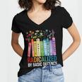 Book Flower Radicalized By Basic Decency Feminist Lgbt Women's Jersey Short Sleeve Deep V-Neck Tshirt Book Flower Radicalized By Basic Decency Feminist Lgbt Women's Jersey Short Sleeve Deep V-Neck Tshirt