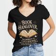 Book Hangover Literature Book Reading Books Reader Women's Jersey Short Sleeve Deep V-Neck Tshirt