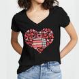 Book Heart Cute Read Book Reading Librarian Across America Women's Jersey Short Sleeve Deep V-Neck Tshirt Book Heart Cute Read Book Reading Librarian Across America Women's Jersey Short Sleeve Deep V-Neck Tshirt