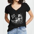 Book Lover Bear Cozy Reading Bear Graphic Bear Books Women's Jersey Short Sleeve Deep V-Neck Tshirt Book Lover Bear Cozy Reading Bear Graphic Bear Books Women's Jersey Short Sleeve Deep V-Neck Tshirt