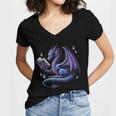 Book Lover Dragon Reading Cool Fantasy Women Girls Kids Men Women's Jersey Short Sleeve Deep V-Neck Tshirt Book Lover Dragon Reading Cool Fantasy Women Girls Kids Men Women's Jersey Short Sleeve Deep V-Neck Tshirt
