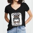 Book Lover What Happens At Book Club Stays Messy Bun Girls Women's Jersey Short Sleeve Deep V-Neck Tshirt Book Lover What Happens At Book Club Stays Messy Bun Girls Women's Jersey Short Sleeve Deep V-Neck Tshirt