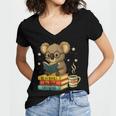 Book Lover Koala Reading Bookish Library Read Books Be Kind Women's Jersey Short Sleeve Deep V-Neck Tshirt Book Lover Koala Reading Bookish Library Read Books Be Kind Women's Jersey Short Sleeve Deep V-Neck Tshirt