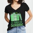 All Booked For St Patrick's Day Book Lover Lucky Shamrock Women's Jersey Short Sleeve Deep V-Neck Tshirt All Booked For St Patrick's Day Book Lover Lucky Shamrock Women's Jersey Short Sleeve Deep V-Neck Tshirt