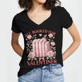 All Booked For Valentines Shirt Romantic Cupid Roses Books Women's Jersey Short Sleeve Deep V-Neck Tshirt All Booked For Valentines Shirt Romantic Cupid Roses Books Women's Jersey Short Sleeve Deep V-Neck Tshirt