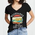 Bookmarks Are For Quitters Book Lovers Book Nerd Women's Jersey Short Sleeve Deep V-Neck Tshirt Bookmarks Are For Quitters Book Lovers Book Nerd Women's Jersey Short Sleeve Deep V-Neck Tshirt