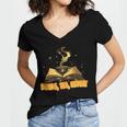 Books Tea Repeat Women's Jersey Short Sleeve Deep V-Neck Tshirt