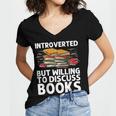 Bookworm Art For Men Women Book Reading Lover Bookish Women's Jersey Short Sleeve Deep V-Neck Tshirt Bookworm Art For Men Women Book Reading Lover Bookish Women's Jersey Short Sleeve Deep V-Neck Tshirt