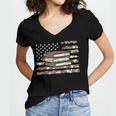 Camo Across America Read Reading Book Librarian Men Women Women's Jersey Short Sleeve Deep V-Neck Tshirt Camo Across America Read Reading Book Librarian Men Women Women's Jersey Short Sleeve Deep V-Neck Tshirt