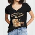 Cat Reading 6-7 Meme English Teacher Book Lover Humor Women's Jersey Short Sleeve Deep V-Neck Tshirt Cat Reading 6-7 Meme English Teacher Book Lover Humor Women's Jersey Short Sleeve Deep V-Neck Tshirt