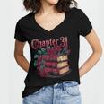 Chapter 31 Gothic 31st Birthday Book Lover Dark Romance Women's Jersey Short Sleeve Deep V-Neck Tshirt Chapter 31 Gothic 31st Birthday Book Lover Dark Romance Women's Jersey Short Sleeve Deep V-Neck Tshirt