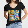 Comic Reader Comic Book Merch Vintage Reading Comic Books Women's Jersey Short Sleeve Deep V-Neck Tshirt Comic Reader Comic Book Merch Vintage Reading Comic Books Women's Jersey Short Sleeve Deep V-Neck Tshirt