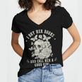 Cute I Buy Her Books And Call Her A Good Girl Book Lover Women's Jersey Short Sleeve Deep V-Neck Tshirt