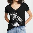 Cute Giraffe Wear Glasses Reading Book Librarian Bookworm Women's Jersey Short Sleeve Deep V-Neck Tshirt Cute Giraffe Wear Glasses Reading Book Librarian Bookworm Women's Jersey Short Sleeve Deep V-Neck Tshirt
