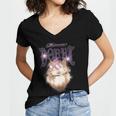 Dungeon Crawler Carl Airbrushed Princess Donut Series Book Women's Jersey Short Sleeve Deep V-Neck Tshirt