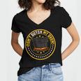 Dutch Oven Cookbook Casserole Cooking Cuisine Camping Recipe Women's Jersey Short Sleeve Deep V-Neck Tshirt