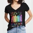 Equality Hurts No One Floral Books LGBTQ Pride Human Rights Women's Jersey Short Sleeve Deep V-Neck Tshirt Equality Hurts No One Floral Books LGBTQ Pride Human Rights Women's Jersey Short Sleeve Deep V-Neck Tshirt