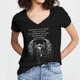 Frankenstein Quote Mary Shelley's Book For Men And Women Women's Jersey Short Sleeve Deep V-Neck Tshirt