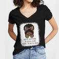 What Happens At Book Club Stays At Book Club Black Women Women's Jersey Short Sleeve Deep V-Neck Tshirt