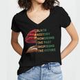 Honoring Past Inspiring Future History Month Tree Book Women's Jersey Short Sleeve Deep V-Neck Tshirt Honoring Past Inspiring Future History Month Tree Book Women's Jersey Short Sleeve Deep V-Neck Tshirt