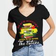 Inspired Book History Leaders Celebrate History Month Women's Jersey Short Sleeve Deep V-Neck Tshirt
