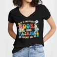 If It Involves Books And Pajamas Count Me In Reading Women's Jersey Short Sleeve Deep V-Neck Tshirt If It Involves Books And Pajamas Count Me In Reading Women's Jersey Short Sleeve Deep V-Neck Tshirt