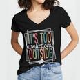 It's Too Nonfictiony Outside Reading Quote Bookish Women's Jersey Short Sleeve Deep V-Neck Tshirt It's Too Nonfictiony Outside Reading Quote Bookish Women's Jersey Short Sleeve Deep V-Neck Tshirt