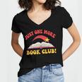 Just One More Book Club Bookish Hippie Women's Jersey Short Sleeve Deep V-Neck Tshirt Just One More Book Club Bookish Hippie Women's Jersey Short Sleeve Deep V-Neck Tshirt