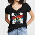 Ka-Pow 36 Years Old Comic Book 36th Birthday Super Hero Women's Jersey Short Sleeve Deep V-Neck Tshirt