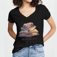 Let The Adventures Begin Book Lovers Magical Whimsical Art Women's Jersey Short Sleeve Deep V-Neck Tshirt Let The Adventures Begin Book Lovers Magical Whimsical Art Women's Jersey Short Sleeve Deep V-Neck Tshirt