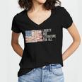 Liberty And Literature For All Reading USA Book Lover Women's Jersey Short Sleeve Deep V-Neck Tshirt Liberty And Literature For All Reading USA Book Lover Women's Jersey Short Sleeve Deep V-Neck Tshirt