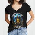 Library Where The Adventure Begins Book Reading Quote Women's Jersey Short Sleeve Deep V-Neck Tshirt