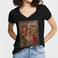 Little Women Book Cover Women's Jersey Short Sleeve Deep V-Neck Tshirt Little Women Book Cover Women's Jersey Short Sleeve Deep V-Neck Tshirt