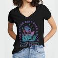 I Look Better Bent Over A Book Smut Reader Bookish Women's Jersey Short Sleeve Deep V-Neck Tshirt