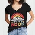 Take A Look It's In A Book Reading Book Vintage Rainbow Women's Jersey Short Sleeve Deep V-Neck Tshirt Take A Look It's In A Book Reading Book Vintage Rainbow Women's Jersey Short Sleeve Deep V-Neck Tshirt