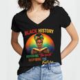 Melanin Honoring Past Inspiring Pride Book Month Women's Jersey Short Sleeve Deep V-Neck Tshirt Melanin Honoring Past Inspiring Pride Book Month Women's Jersey Short Sleeve Deep V-Neck Tshirt