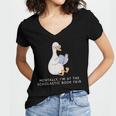 Mentally At The Scholastic Book Fair Retro Vintage Trendy Women's Jersey Short Sleeve Deep V-Neck Tshirt