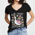 Oops I Bought Another Book Goose Bookish Women's Jersey Short Sleeve Deep V-Neck Tshirt