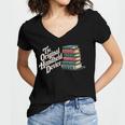 The Original Handheld Device Book Fair Book Lover Women's Jersey Short Sleeve Deep V-Neck Tshirt