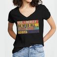 Rare Book Collector Antiquarian Antique Books Collecting Women's Jersey Short Sleeve Deep V-Neck Tshirt