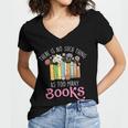 There Is No Such Thing As Too Many Books Reading Bookworm Women's Jersey Short Sleeve Deep V-Neck Tshirt There Is No Such Thing As Too Many Books Reading Bookworm Women's Jersey Short Sleeve Deep V-Neck Tshirt