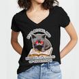 Read Books And Dismantle Systems Of Oppression Women's Jersey Short Sleeve Deep V-Neck Tshirt