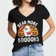 Read More Books Teacher Halloween Men Women Women's Jersey Short Sleeve Deep V-Neck Tshirt Read More Books Teacher Halloween Men Women Women's Jersey Short Sleeve Deep V-Neck Tshirt