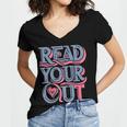 Read Your Heart Out Cute Teacher Reading Book Love Bookworm Women's Jersey Short Sleeve Deep V-Neck Tshirt Read Your Heart Out Cute Teacher Reading Book Love Bookworm Women's Jersey Short Sleeve Deep V-Neck Tshirt