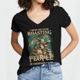 I Read Because Roasting People Is Frowned Upon Dragon Book Women's Jersey Short Sleeve Deep V-Neck Tshirt I Read Because Roasting People Is Frowned Upon Dragon Book Women's Jersey Short Sleeve Deep V-Neck Tshirt