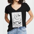 The Reader Tarot Card Bookworm Books Lover Dragon Librarians Women's Jersey Short Sleeve Deep V-Neck Tshirt The Reader Tarot Card Bookworm Books Lover Dragon Librarians Women's Jersey Short Sleeve Deep V-Neck Tshirt