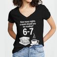 Reading 67 Meme English Teacher Book Lover Women's Jersey Short Sleeve Deep V-Neck Tshirt Reading 67 Meme English Teacher Book Lover Women's Jersey Short Sleeve Deep V-Neck Tshirt
