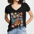 In My Reading Era Books Lovers Men Women Kids Women's Jersey Short Sleeve Deep V-Neck Tshirt In My Reading Era Books Lovers Men Women Kids Women's Jersey Short Sleeve Deep V-Neck Tshirt